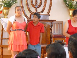 The concluding testimonial at Julien Carrillo on Easter morning