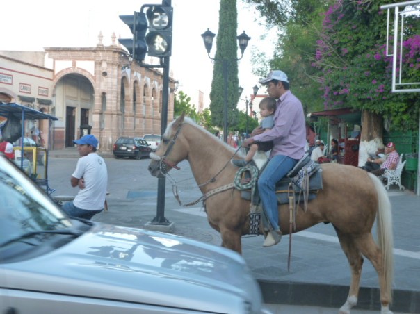 The original "Cowboy Culture" lives in Jerez as seen on the central plaza