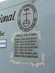 youth activities dominate the weekly schedule at Villa Union "mission" church