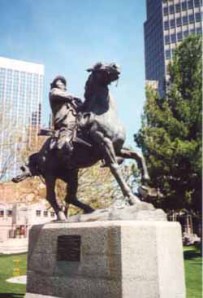 Pancho Villa Statue in downtown Tucson 