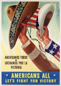 WWII poster promoting the Bracero Program