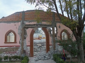 Entrance of the Maravillas sanctuary in January 2013
