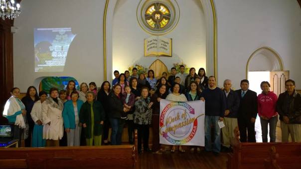 Central Christian Church in San Luis Potosí, México celebrates U.S. Disciples Week of Compassion relief and development fund/Honran Disciplus en San Luis Potosí el fondo humanitario de los Discipulos en los EEUA