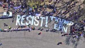 Widespread opposition to the new U.S. administration and to the EPN administration in Mexico is helping bridges to U.S. resisters.